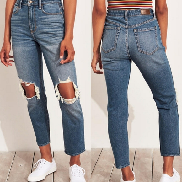 Hollister Denim - Hollister High Rise Slim Straight Jeans Size 28